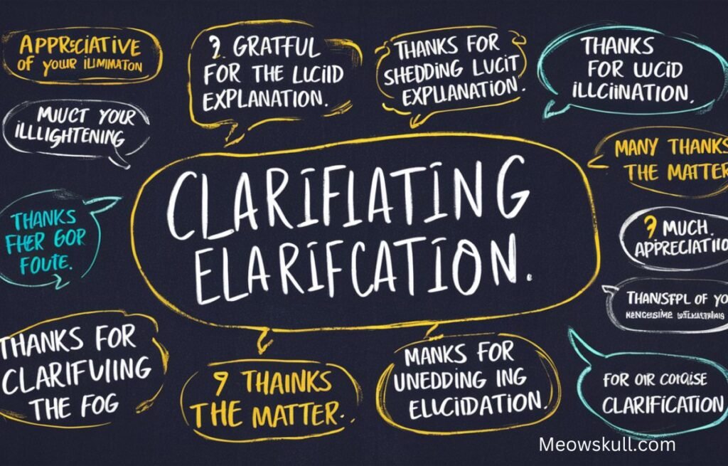 17 Other Ways to Say Thank You for Clarifying