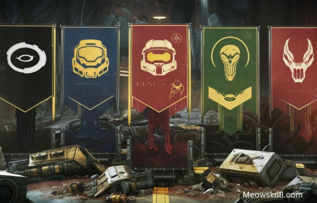 Halo (2003) game Icons Banners