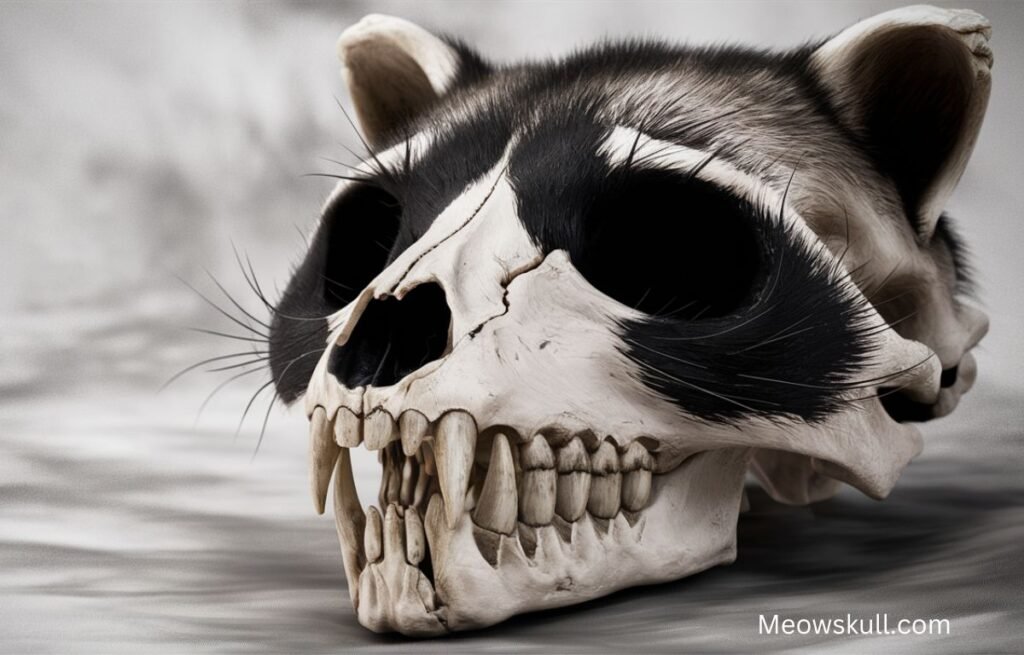 raccoon skull